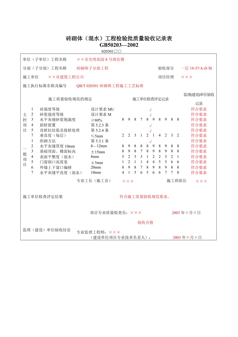 砌体工程质量验收表1.doc_第2页