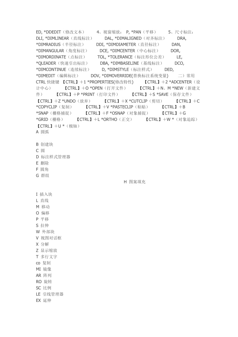 平面设计CAD快捷键和基础.doc_第2页