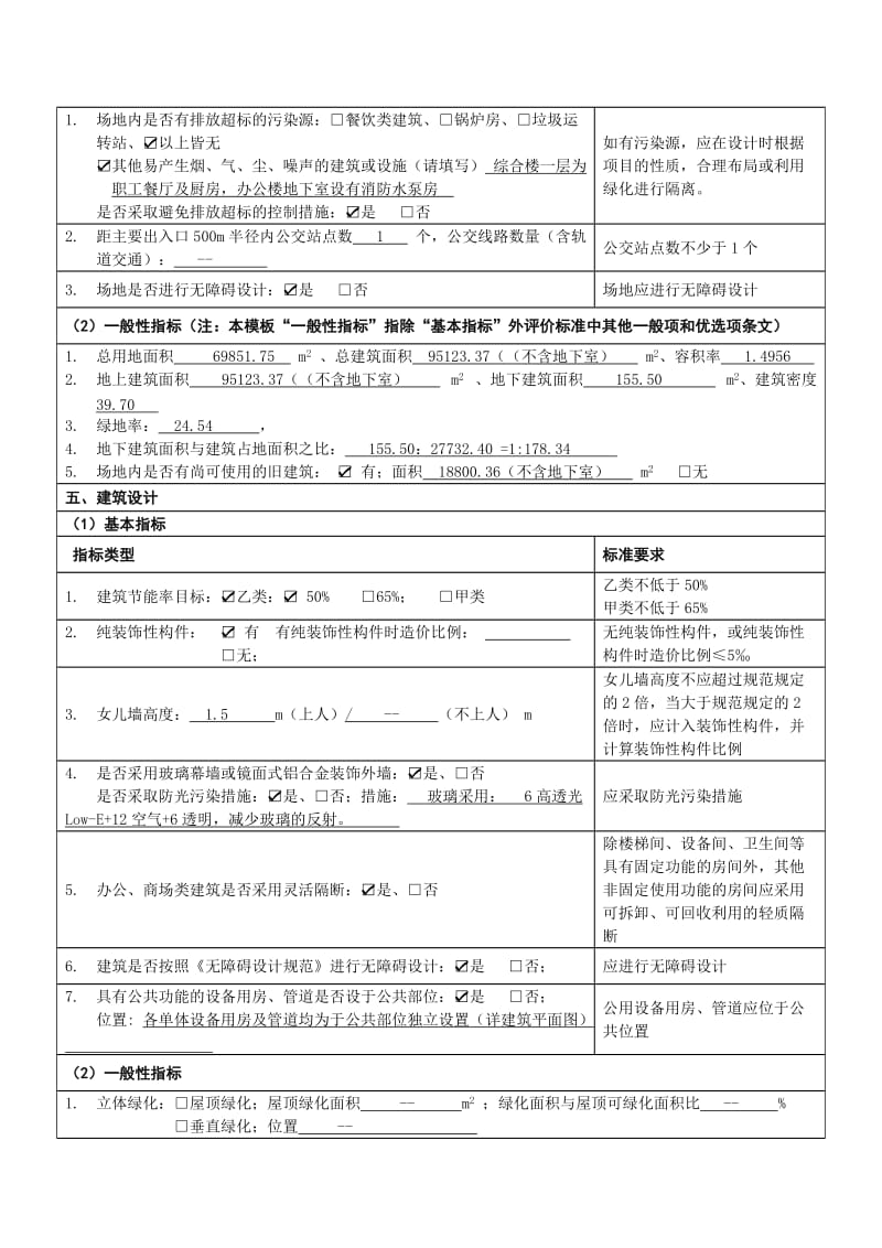 民用建筑绿色设计专篇说明模板(公共建筑).doc_第2页