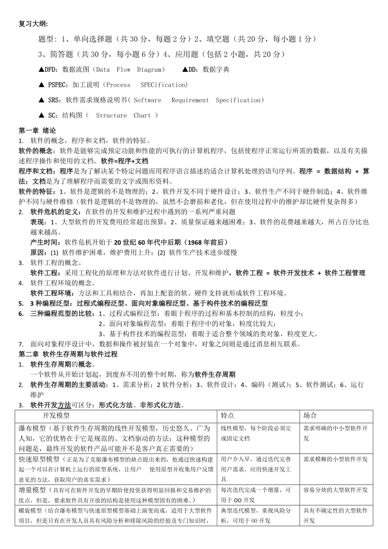 软件工程复习1405.doc_第1页