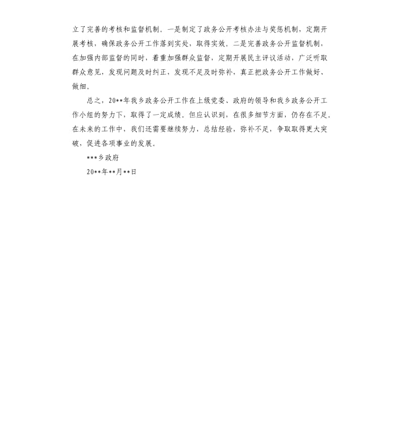 乡政府政务公开工作自查报告.docx_第3页