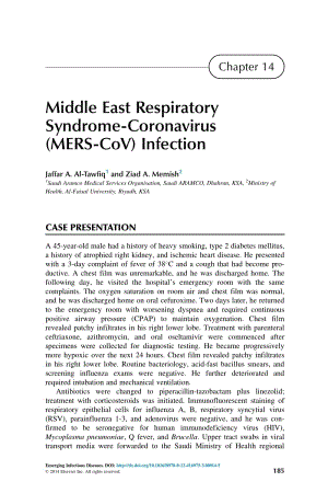 【病毒外文文獻】2014 Emerging Infectious Diseases __ Middle East Respiratory Syndrome-Coronavirus (MERS-CoV) Infection