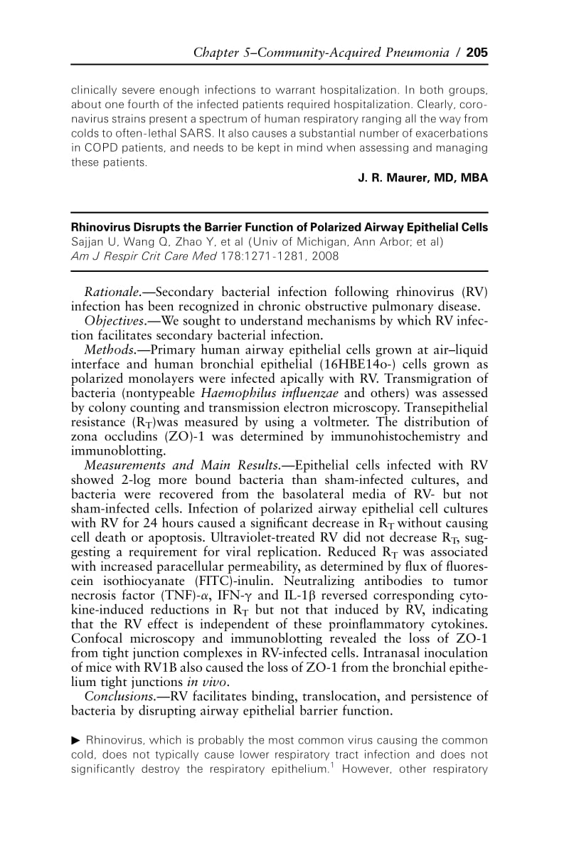 【病毒外文文献】2010 Human Coronavirus and Acute Respiratory Illness in Older Adults with Chronic Obstructive Pulmonary Disease_第2页