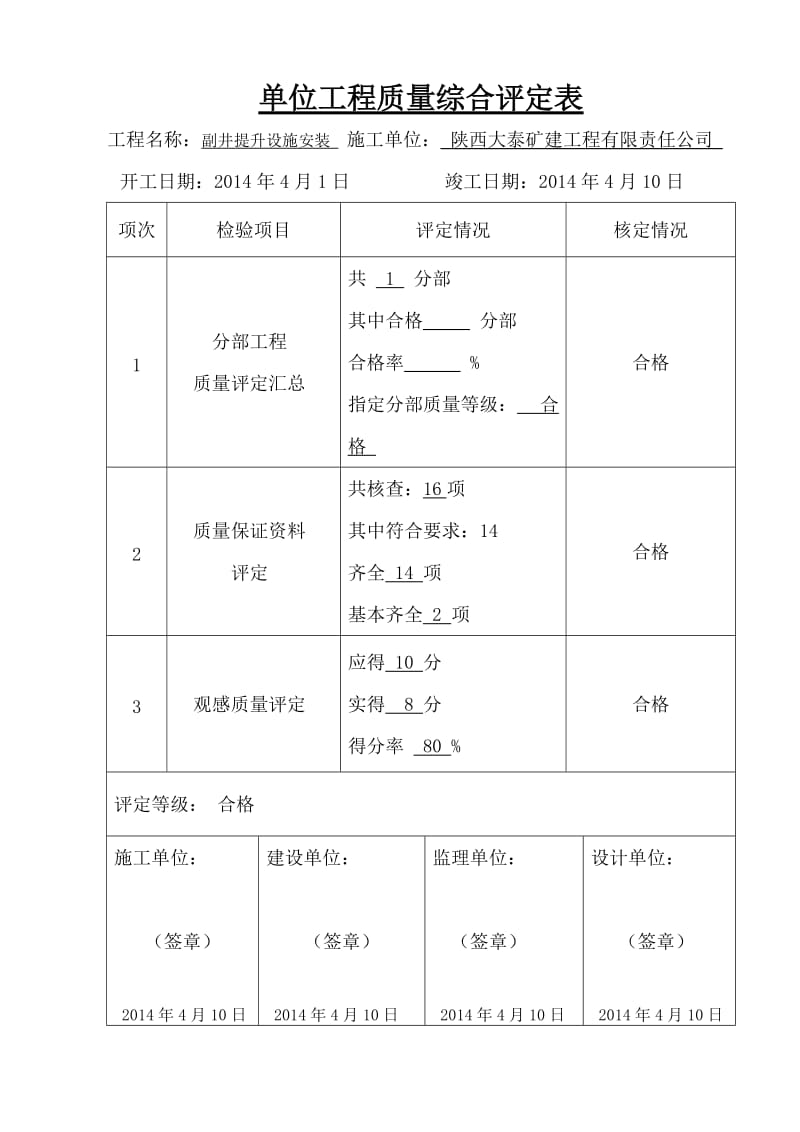 部工程质量评定汇总表.doc_第3页