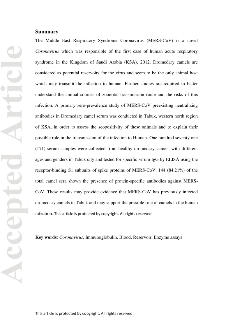 【病毒外文文献】2018 Sero-prevalence of Middle East Respiratory Syndrome Coronavirus (MERS-CoV) specific antibodies in Dromedary Camels_第3页