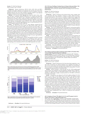 【病毒外文文獻】2017 Human Coronavirus (HCoV) Infection Among Adults in Cleveland, Ohio_ An Increasingly Recognized Respiratory Pathogen