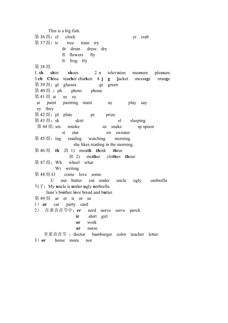 北师大小学英语单词拼读规律.doc_第3页