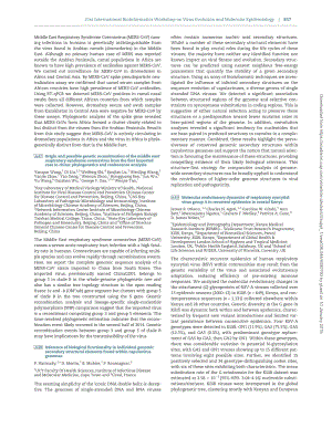 【病毒外文文獻(xiàn)】2017 A47_Origin and possible genetic recombination of the middle east respiratory syndrome coronavirus from the first im