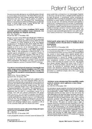 【病毒外文文獻(xiàn)】1994 Universal coronavirus vaccine_ spike protein cloning and expression for use as a recombinant vaccine