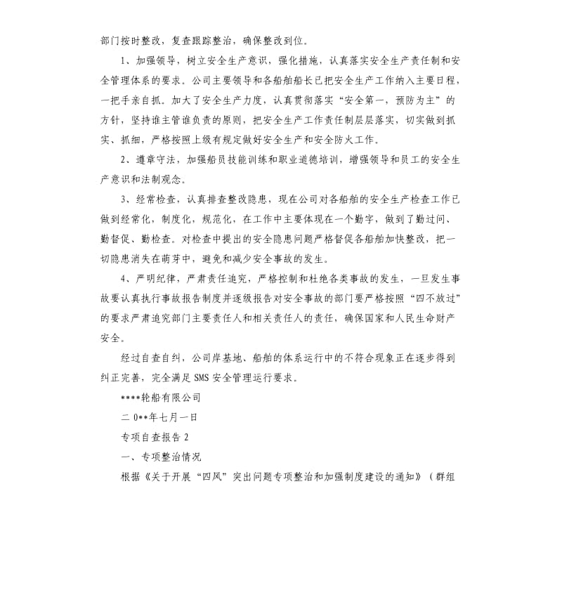 专项自查报告.docx_第2页