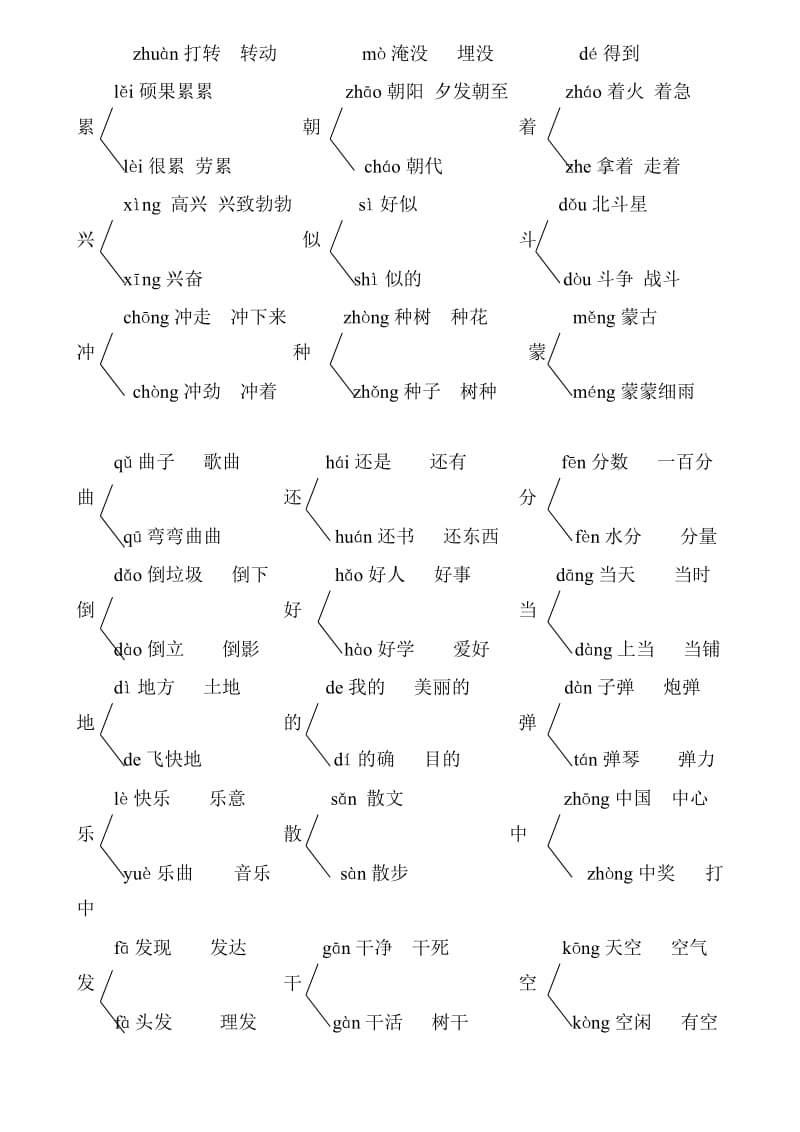 秦岭路小学二年级上学期期末复习.doc_第3页