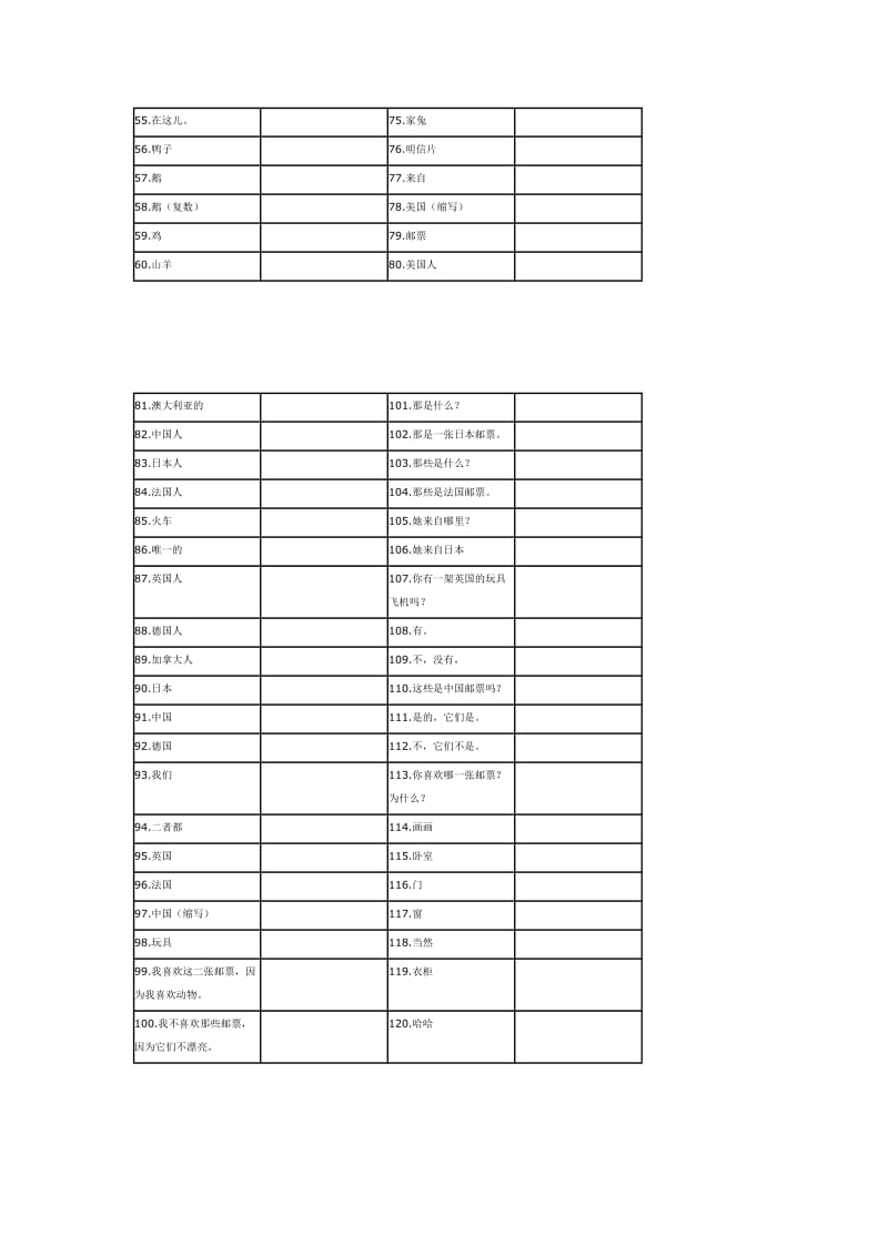 小学英语三年级下册单词表.doc_第2页