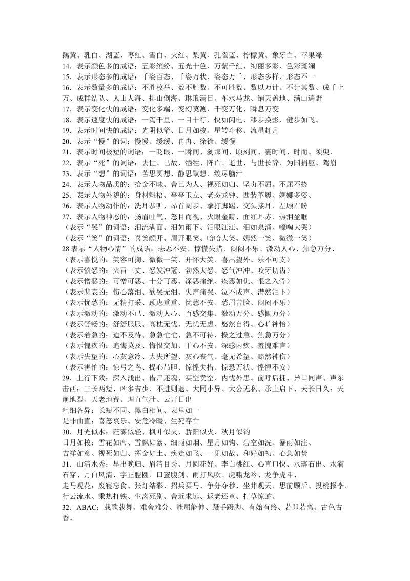 小学六年级语文语言积累归纳复习.doc_第2页