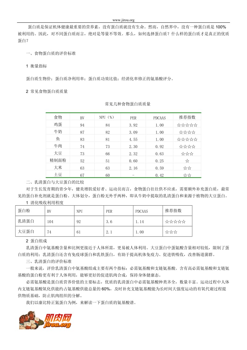 如何选择蛋白质？_第1页