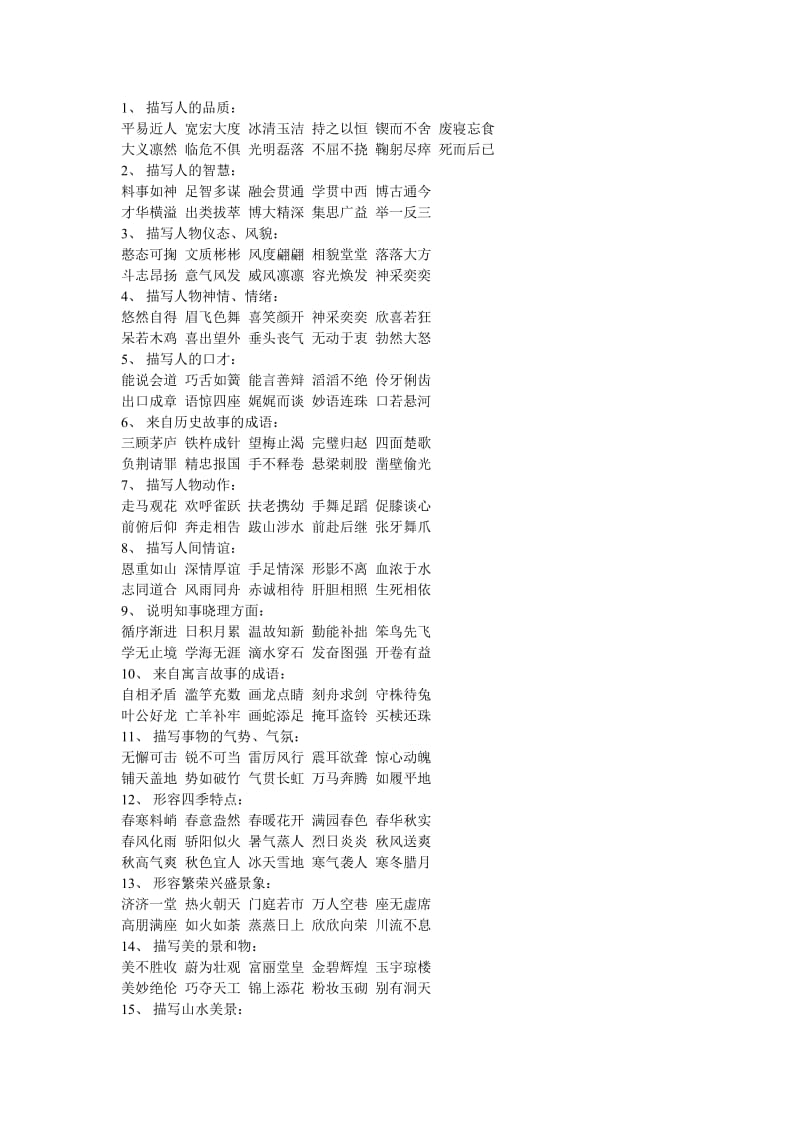 小学生必掌握的成语.doc_第1页