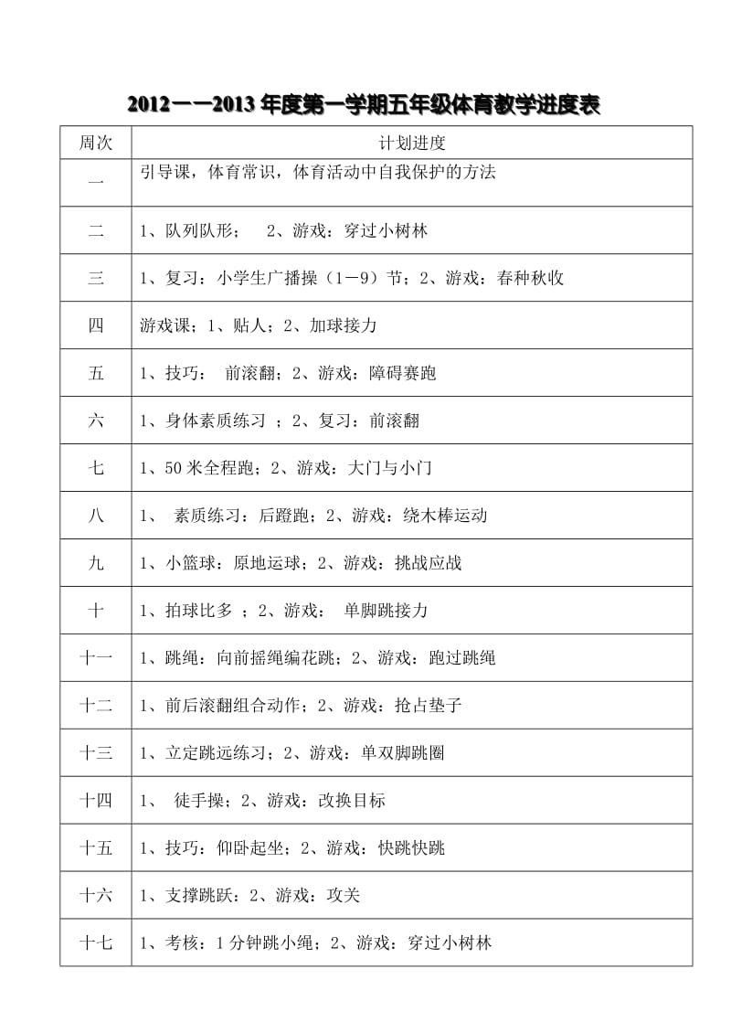 新小学五年级体育教案.doc_第1页