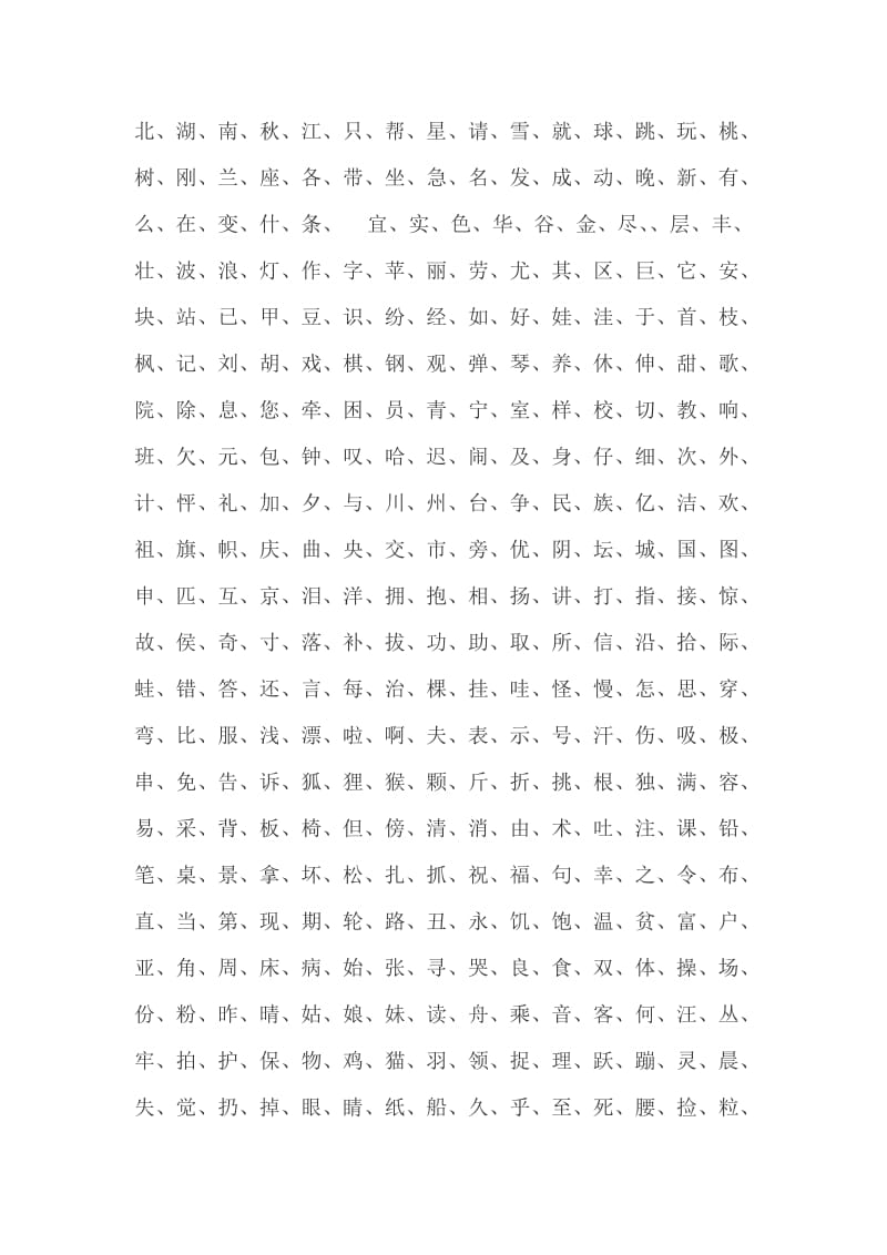 小学一二年级应识的字.doc_第2页