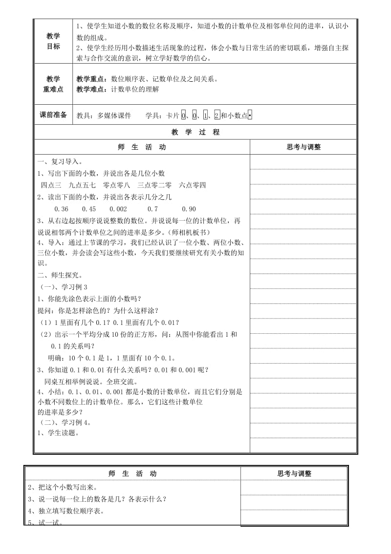 启东教育苏教版小学五年级数学上册教案3单元.doc_第3页