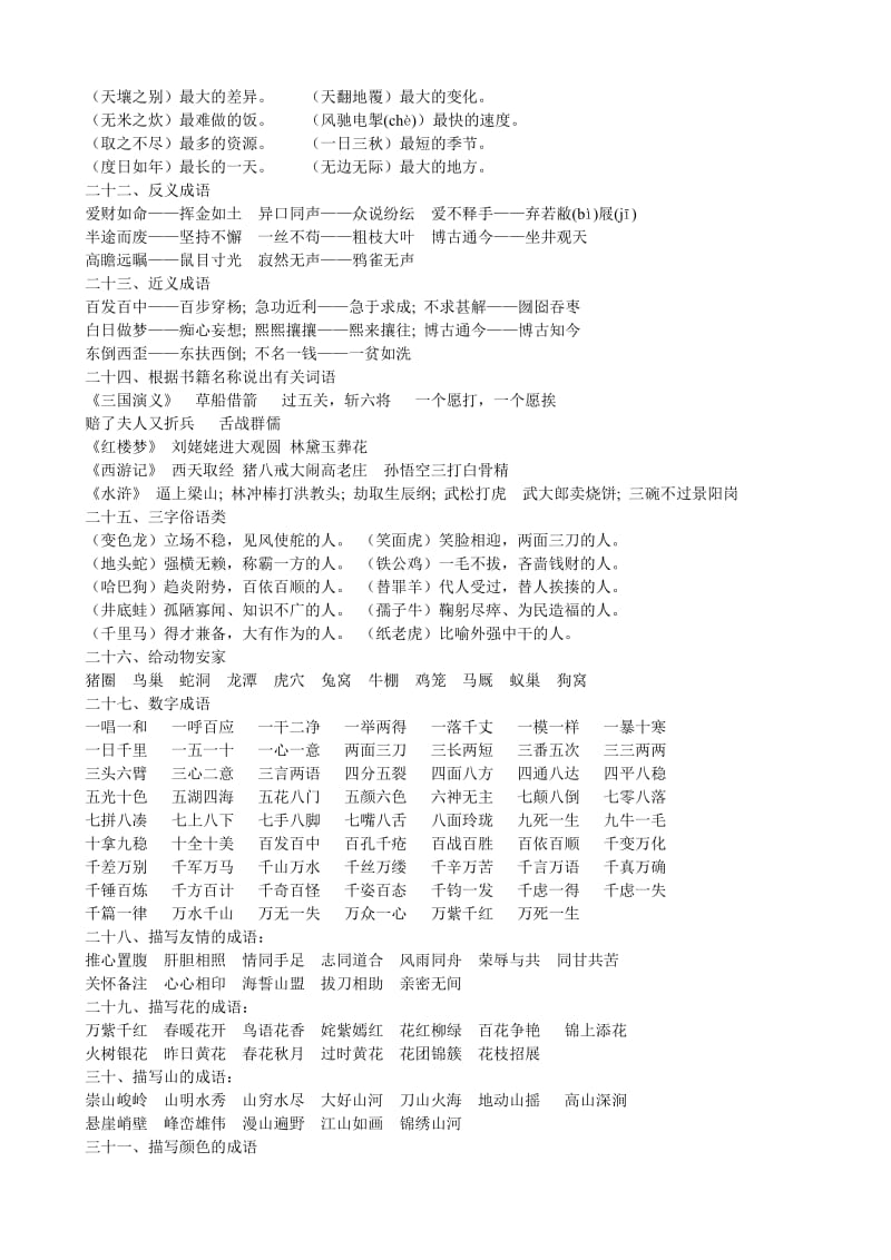 小学成语小分70类专项解析.doc_第3页