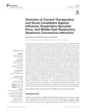 【病毒外文文獻(xiàn)】2019 Overview of Current Therapeutics and Novel Candidates Against Influenza, Respiratory Syncytial Virus, and Middle Ea