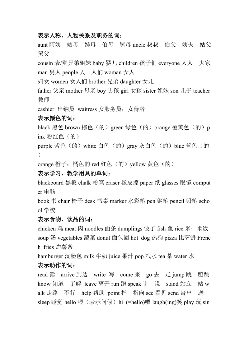 截止五年级的英语单词.doc_第1页