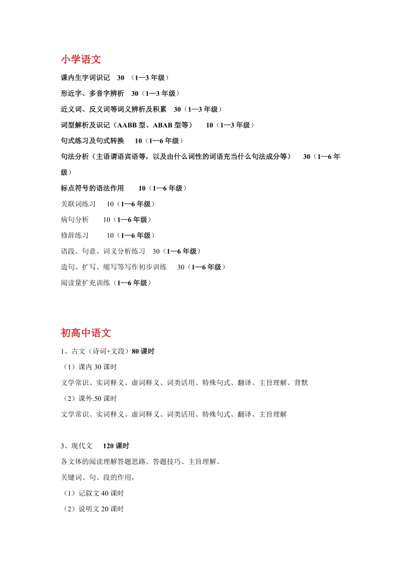 按照学科知识点来推课时(中小学语文).doc_第1页