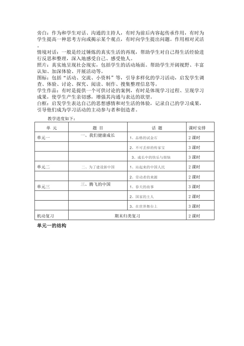 小学六年级品德与社会上课程纲要.doc_第2页