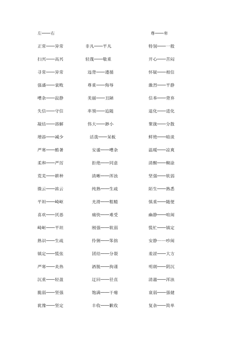 小学生反义词大全(整理).doc_第3页