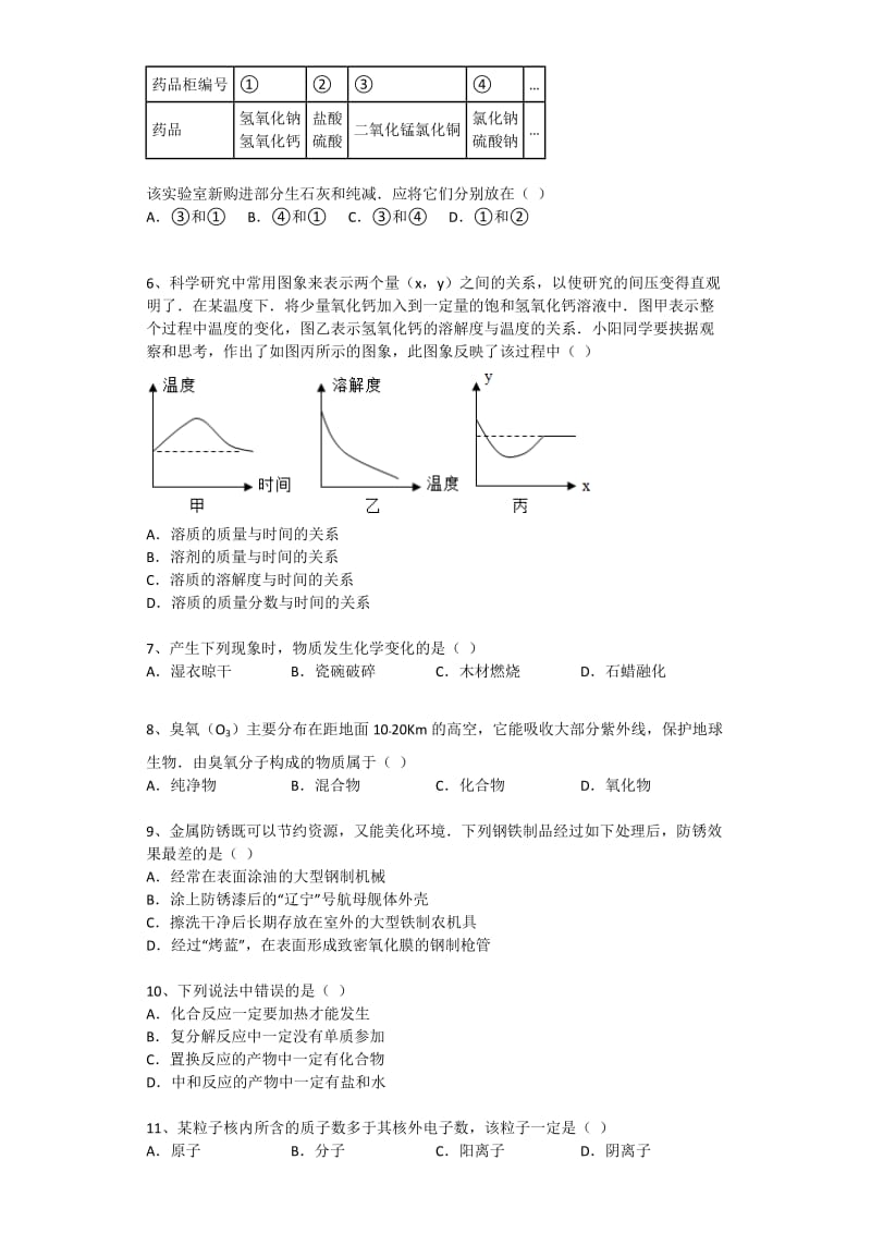 2013年初中毕业升学考试(湖北荆州卷)化学(带解析).docx_第2页