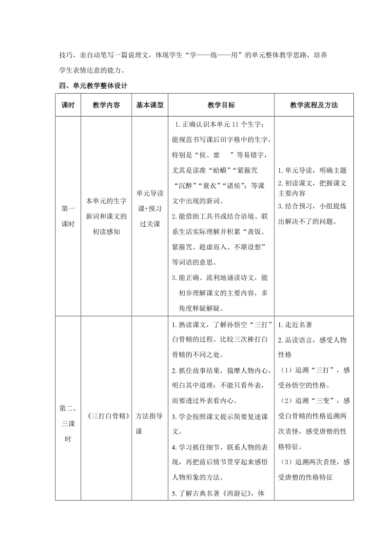 苏教版小学语文六年级下册第三单元整组备课.doc_第3页