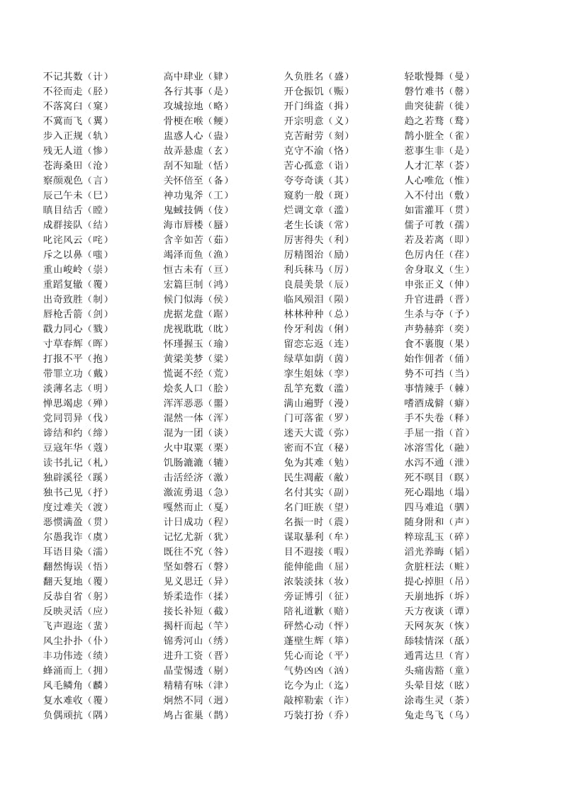 2012中考易错字音字形归纳.doc_第3页