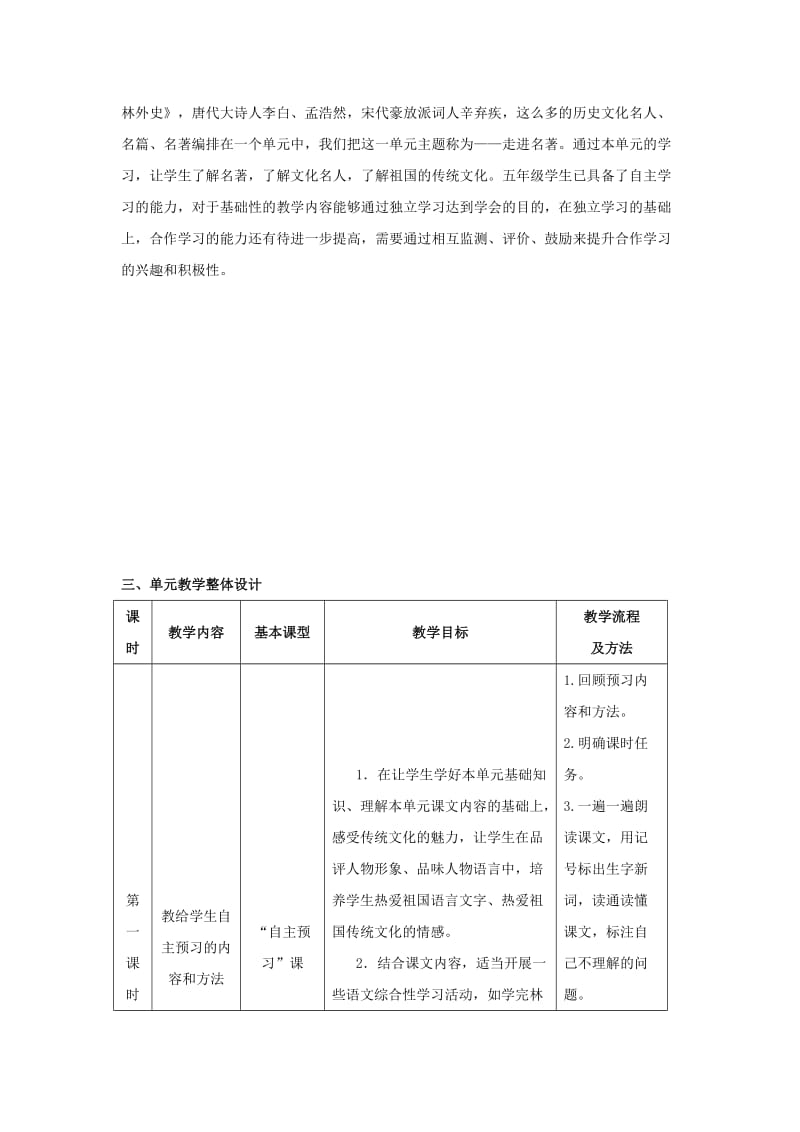 金马小学5上语文第七单元单元备课.doc_第2页