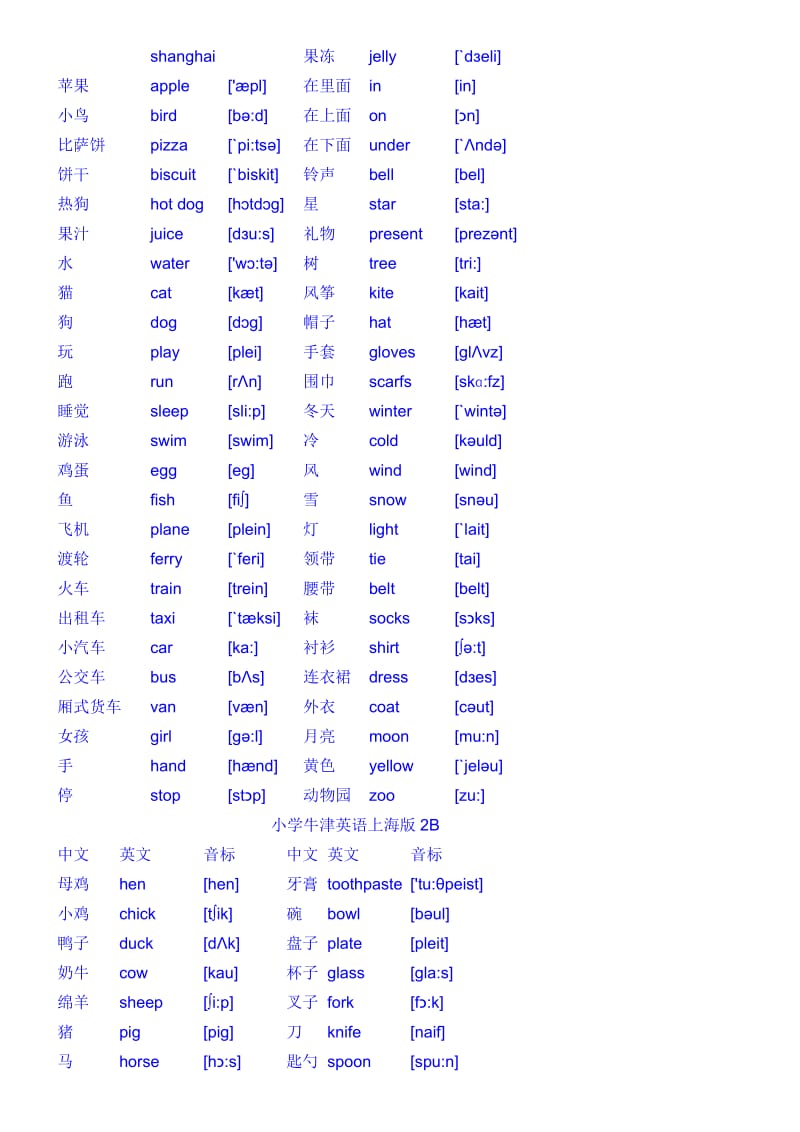 英语小学上海牛津单词.doc_第3页