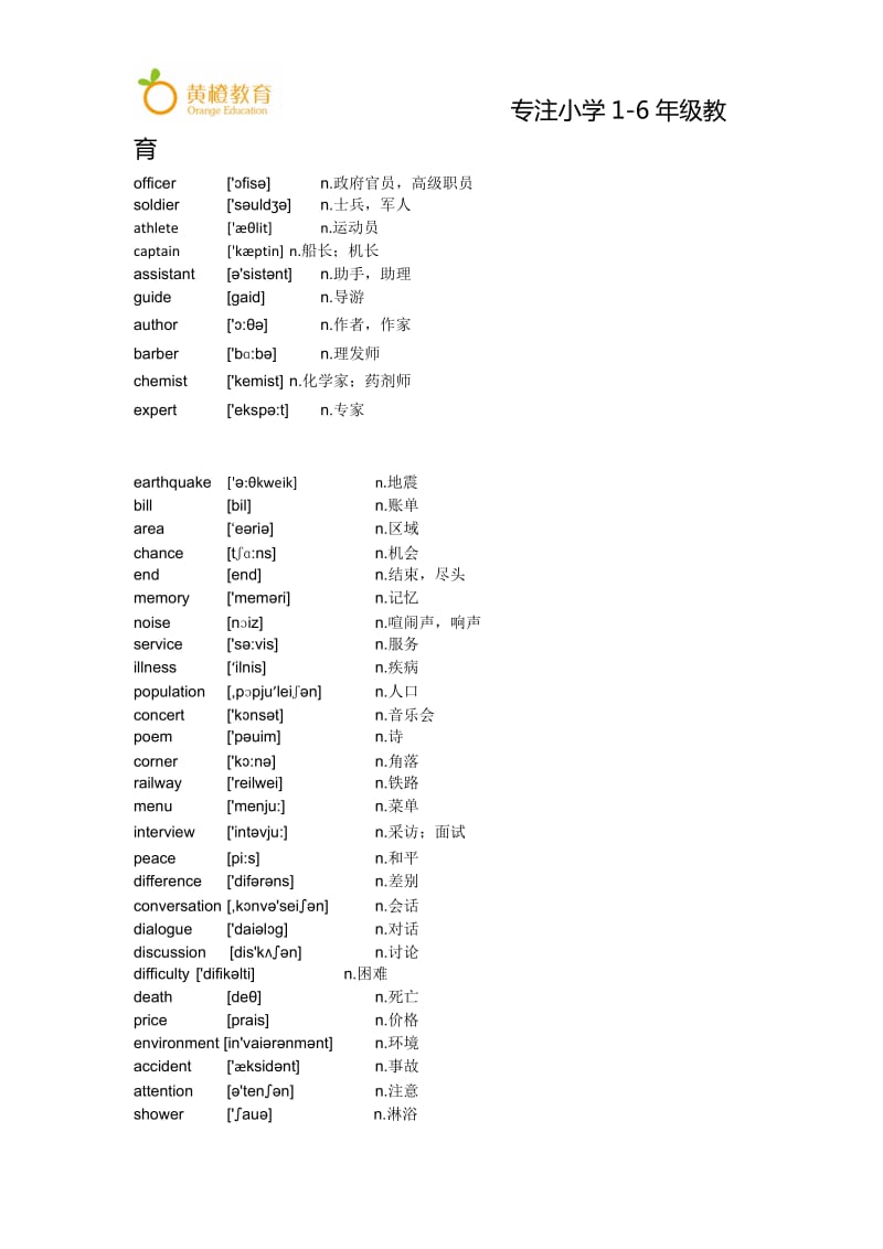 黄橙教育小升初英语必备词汇.doc_第3页