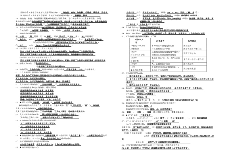 高中生物必修1复习汇总.docx_第3页