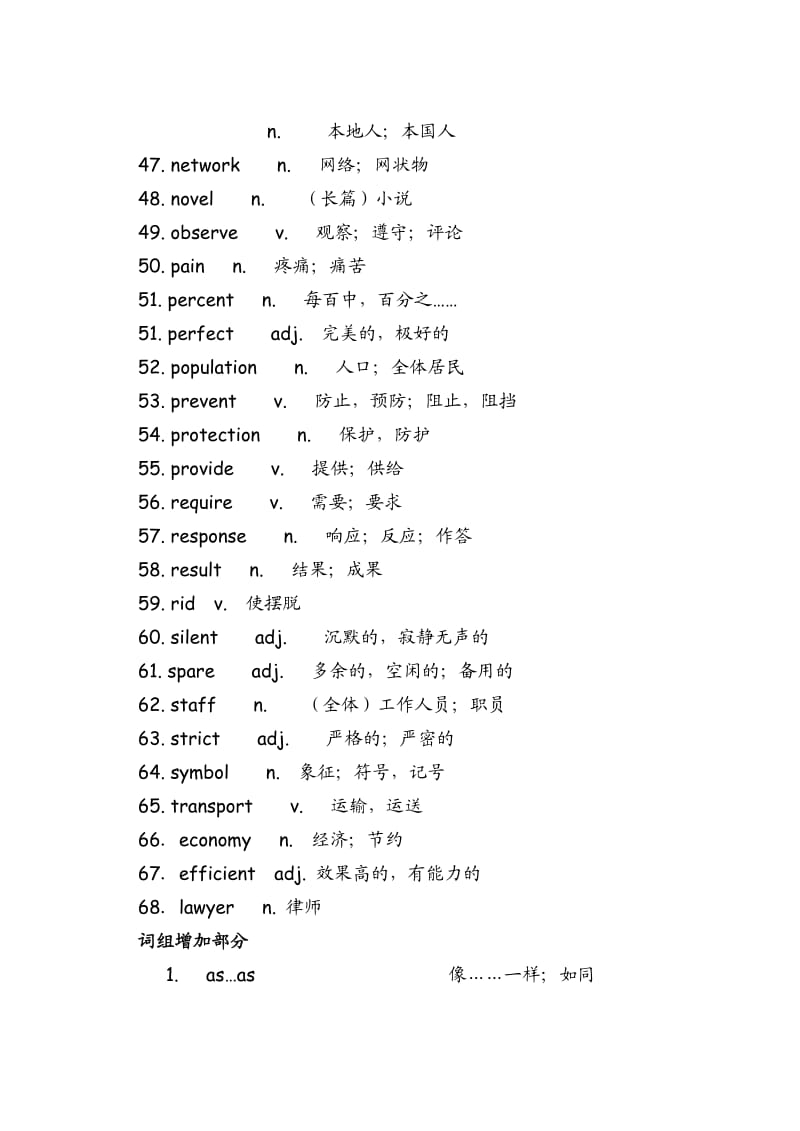 上海市初中英语教学基本词汇表增减补充.doc_第3页