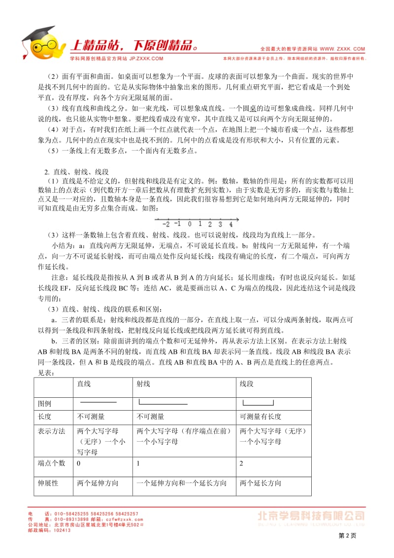 2011-2012学年七年级数学(人教版上)同步练习第四章.doc_第2页