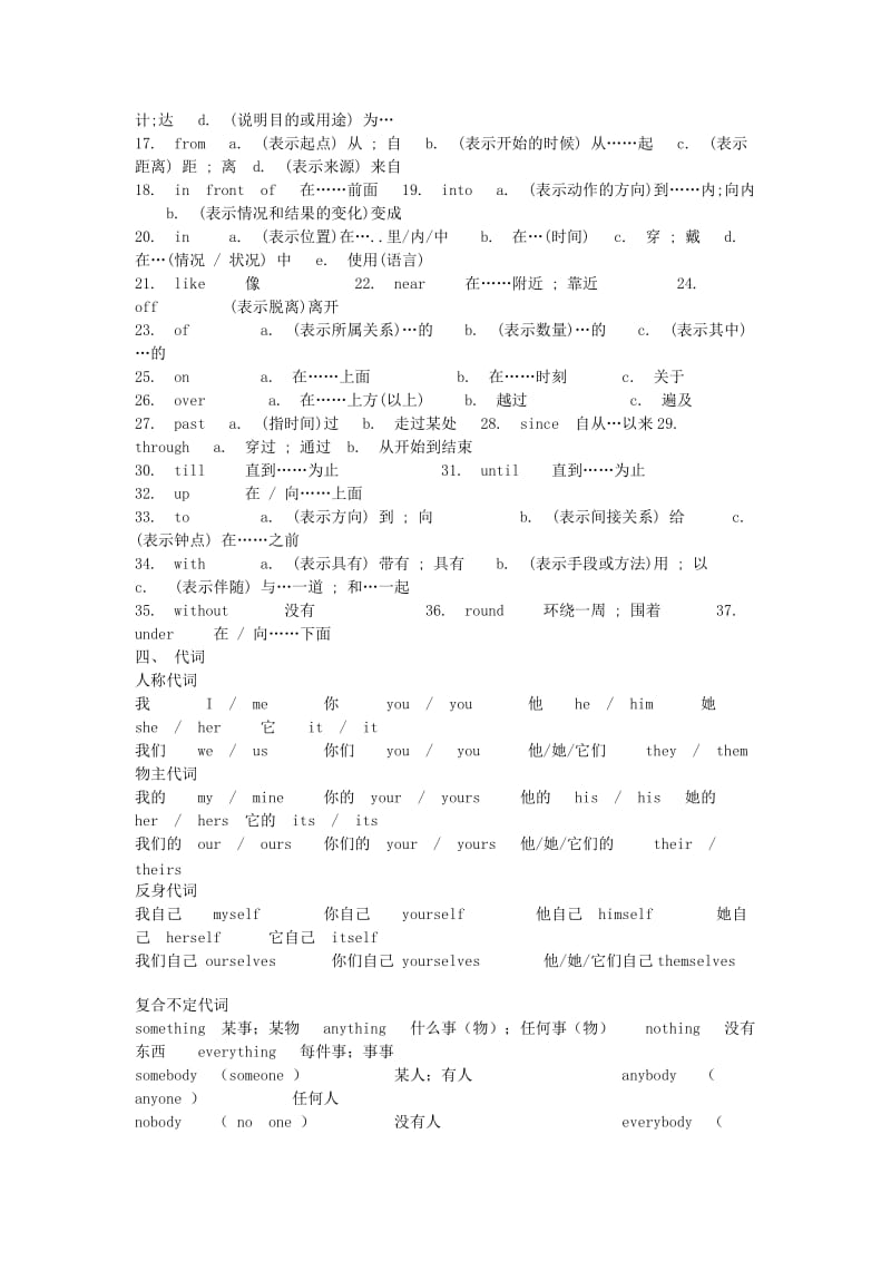 九年义务教育初中英语教学大纲中要求掌握的各类单词.doc_第2页