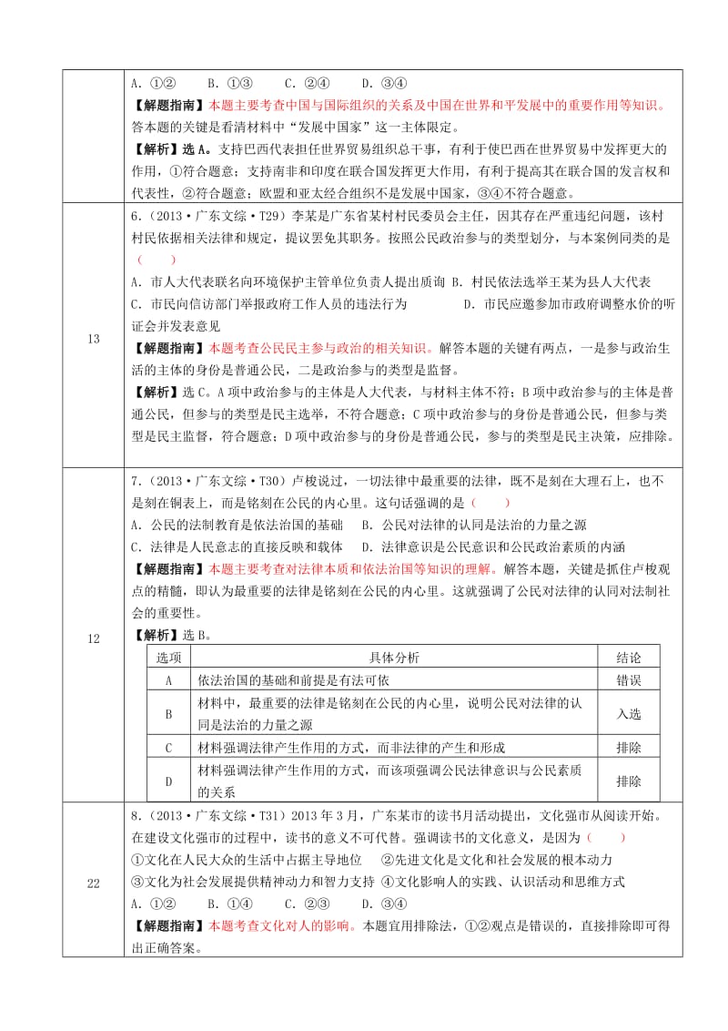 2013高考解析广东文综-董增强.doc_第3页