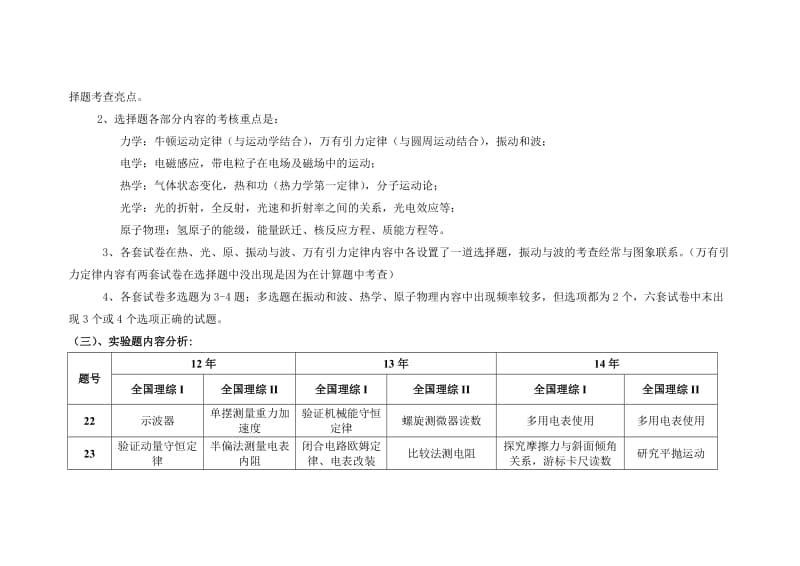 校本课题高考理综全国卷物理试题命题研究.doc_第3页