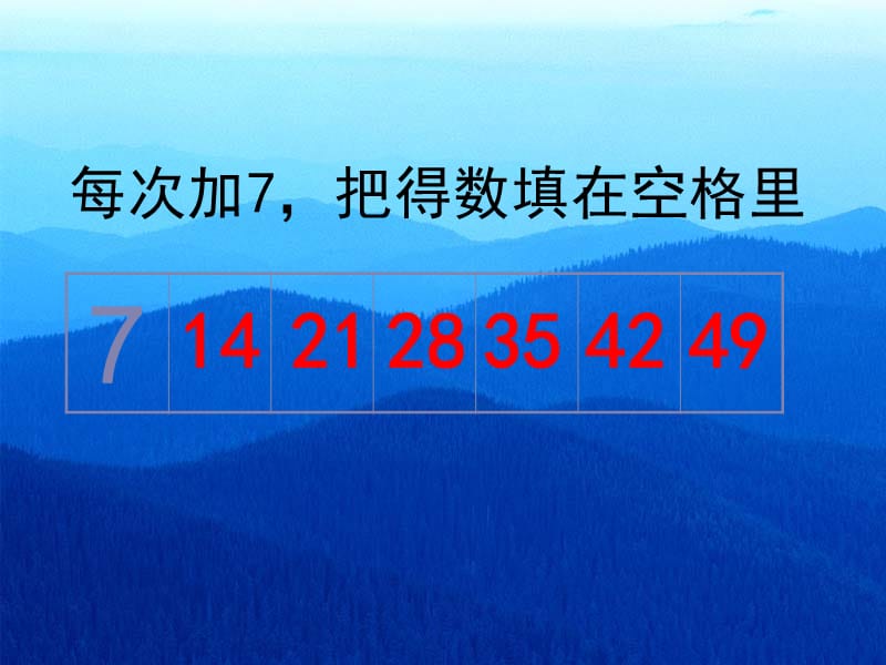 人教版二年级数学上册《7的乘法口诀》PPT课件_第3页