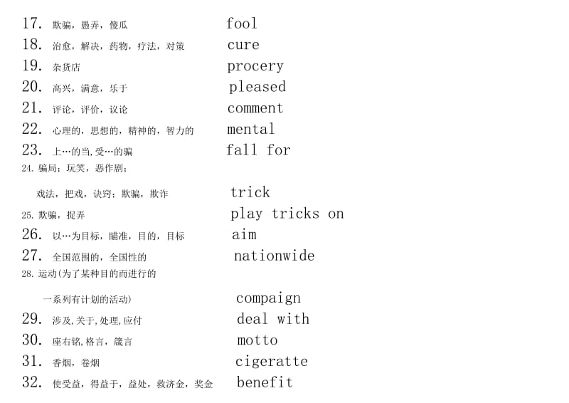 牛津高中英语模块四Unit1(中英文).doc_第2页