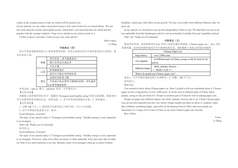 2015年高中英语会考作文背诵.doc_第3页