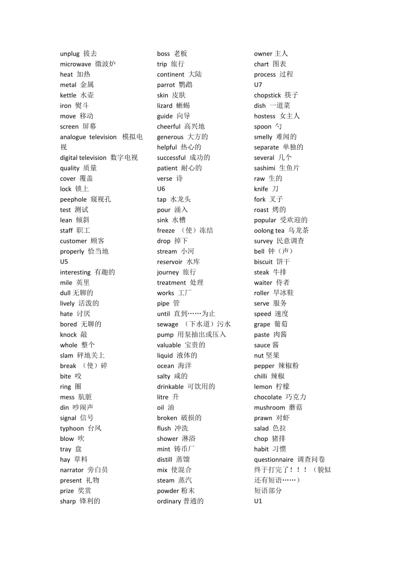 上海牛津版(广州专用)初一下学期英语单词、短语.doc_第2页