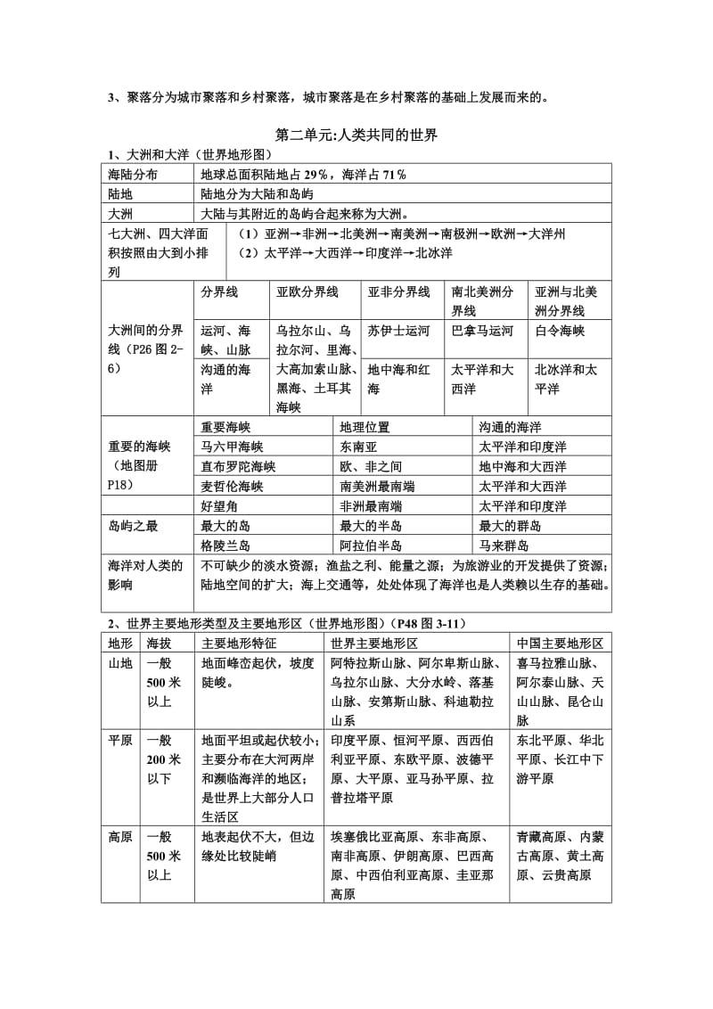 七年级上历史与社会复习资料全.doc_第2页