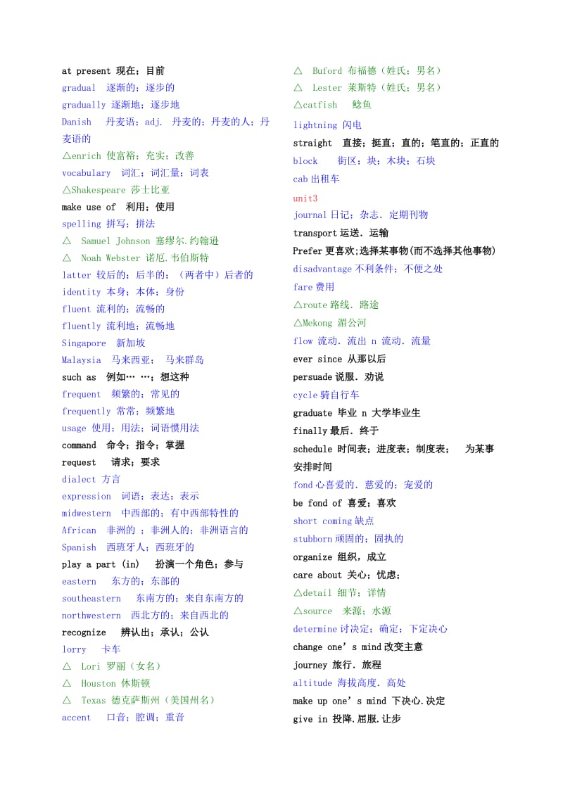 人教版高中英语必修1至5选修6-8词汇大全-人教版.doc_第3页