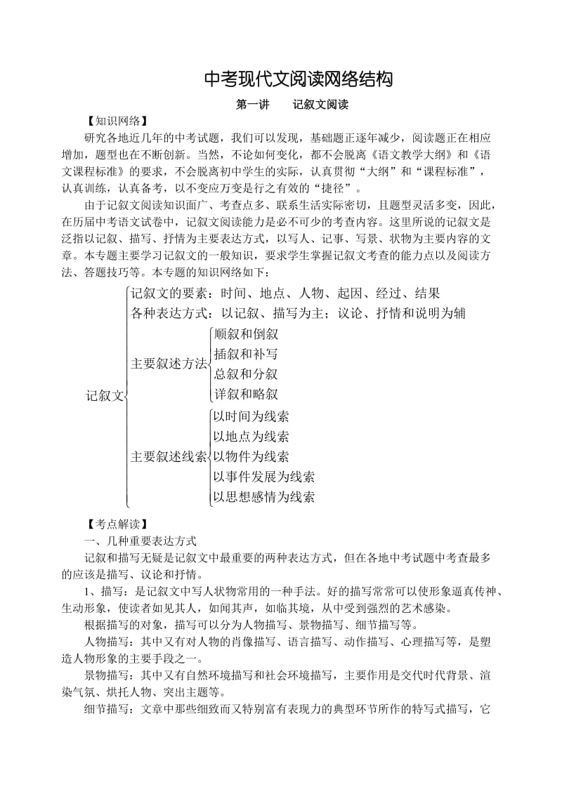 中考现代文阅读网络结构.doc_第1页