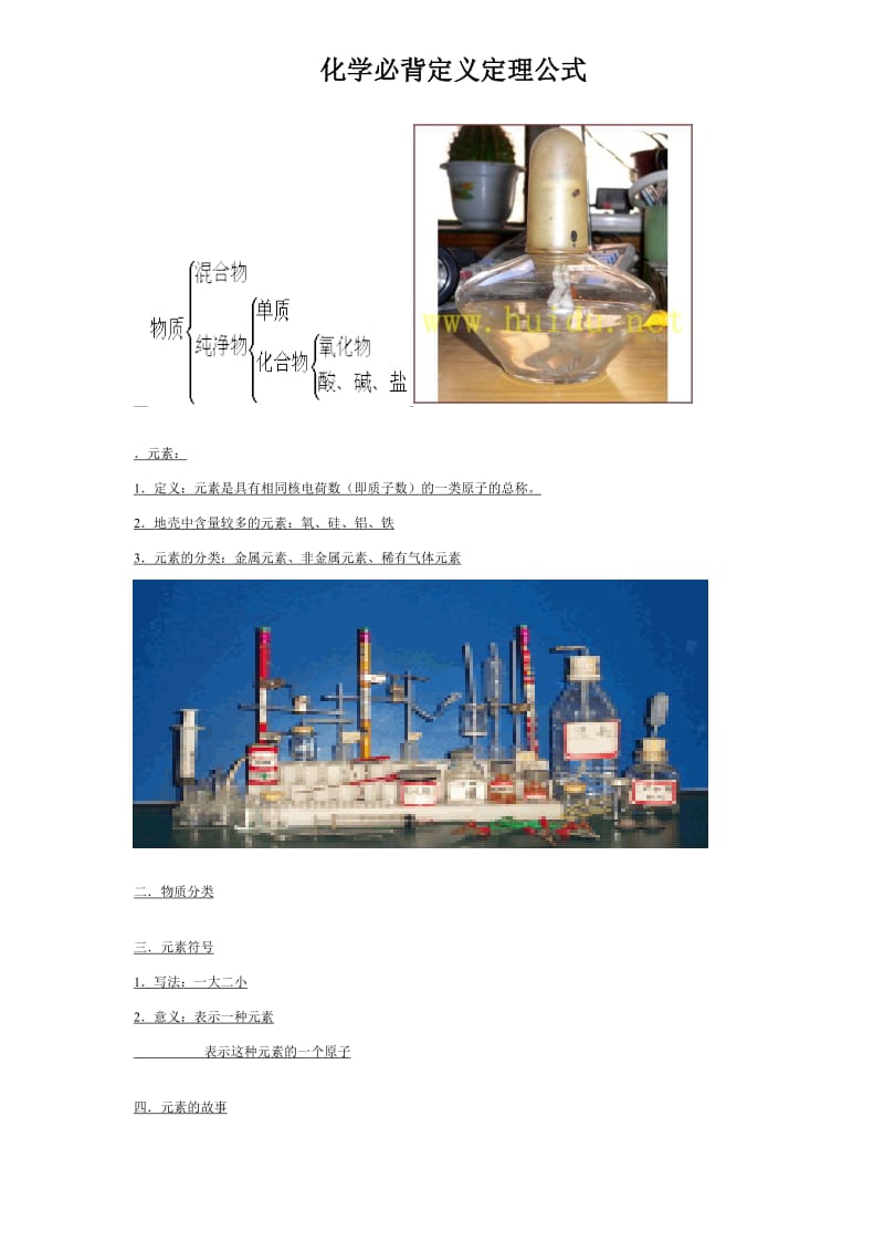 中考化学必背定义定理公式.doc_第1页