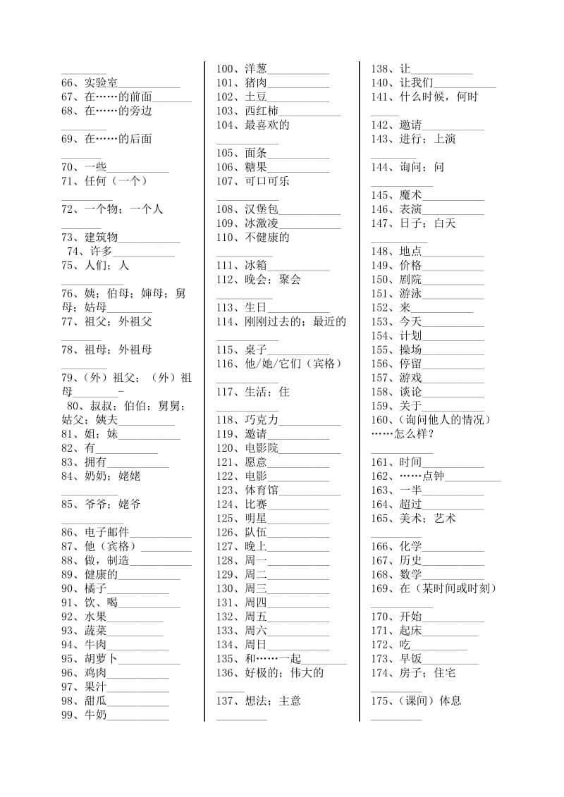 七年级上册单词复习.doc_第3页