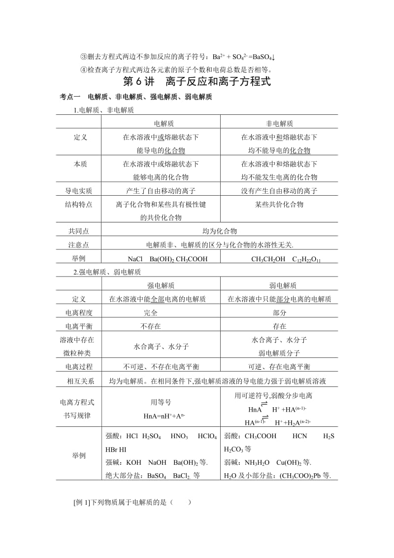 2010高考高三化学知识点详解大全《离子反应和离子方程式》.doc_第3页